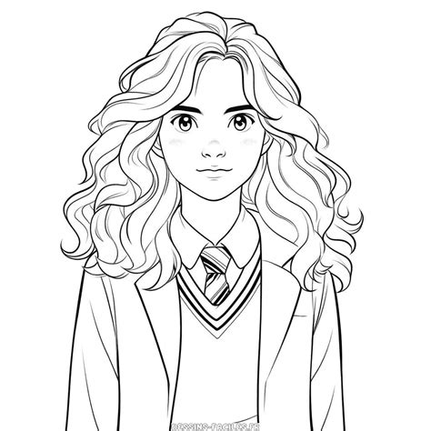 hermione granger dessin|Comment dessiner Hermione Granger facile (dessin Hermione en。